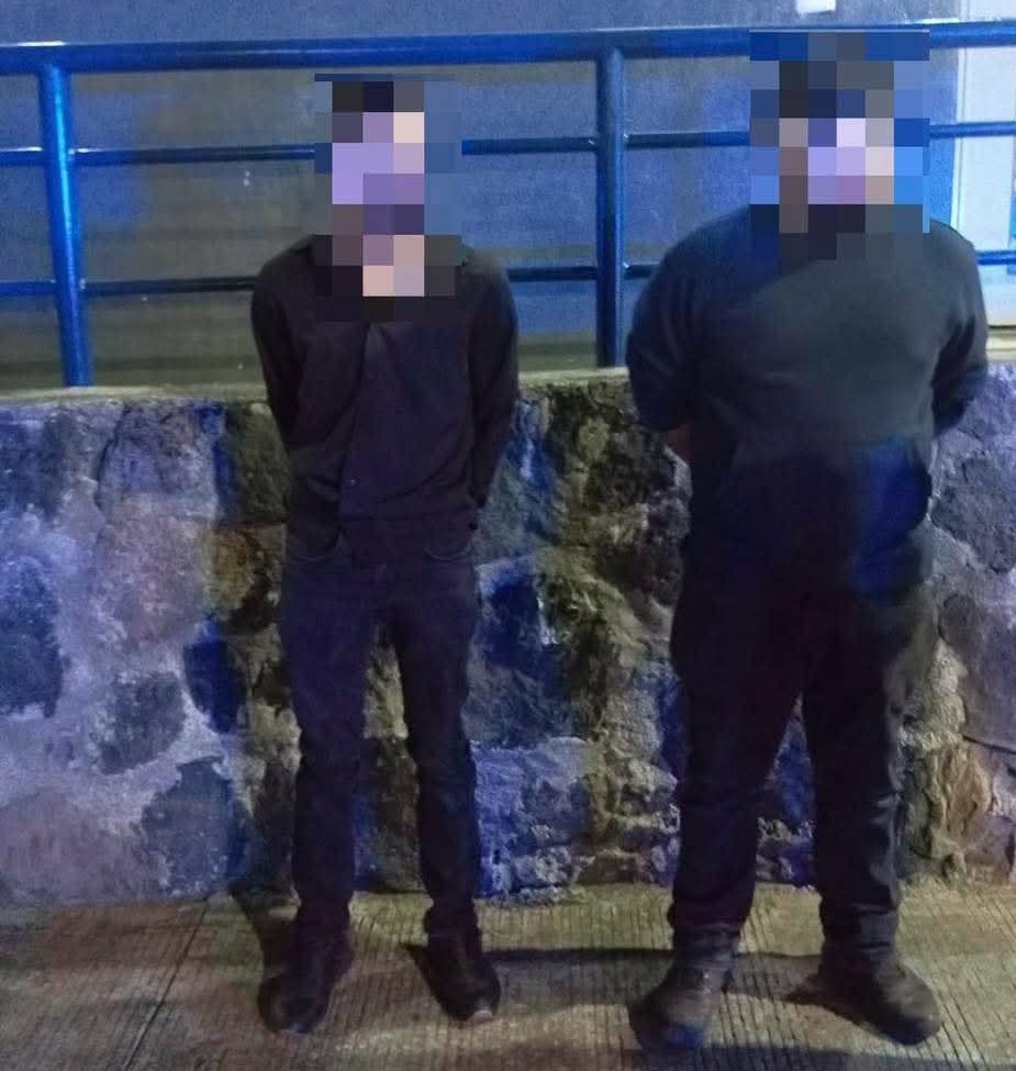 Presuntos implicados en robo de combustible en una gasolinera son detenidos por la Policía Morelia