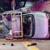 Accidente de camioneta deja un herido afuera del Complejo Sentimientos de la Nación, en Morelia