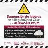 Se suspenden clases en 7 municipios de la Región Sierra-Costa por huracán «Polo»