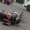 Motociclista resulta herido en accidente sobre la avenida Madero Oriente, en Morelia