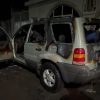 Delincuentes queman camioneta de creador de contenido y fotógrafo, en Jiquilpan