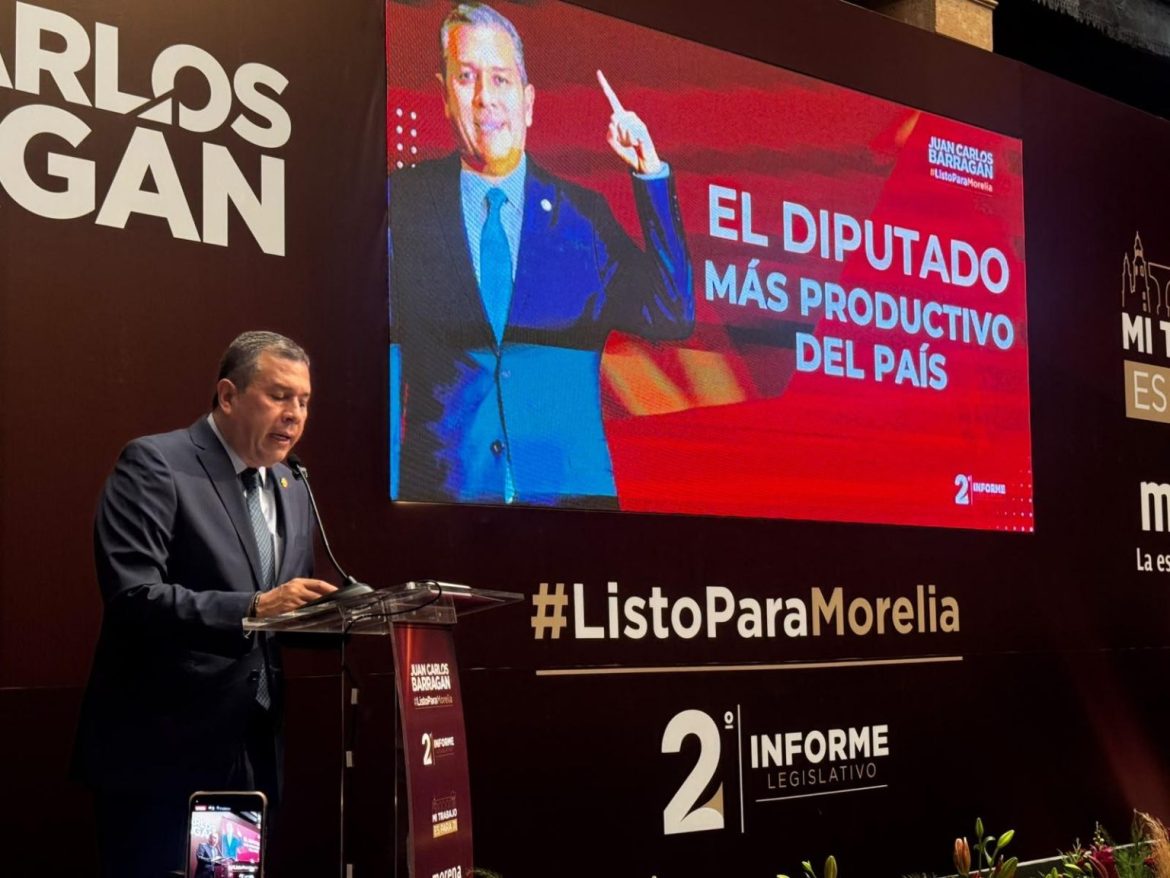 Desde su informe, Barragán ratifica disposición para contender por Morelia