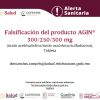Cofepris emite alerta sanitaria por falsificación del producto Agin®️