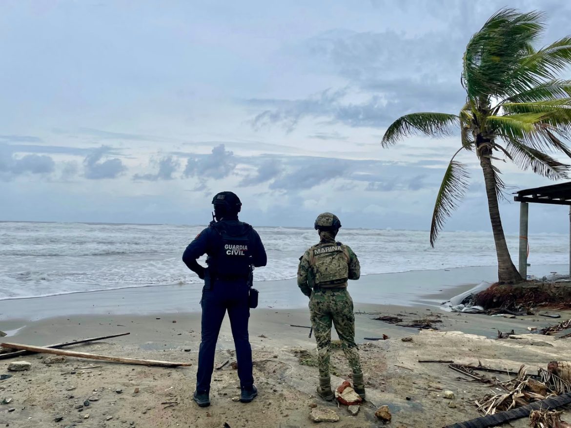 Guardia Civil despliega elementos para atender afectaciones por huracán Polo