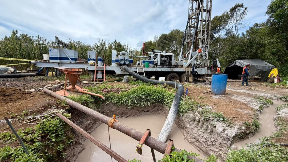 Inician perforación de pozo para abastecer de agua a Huaniqueo