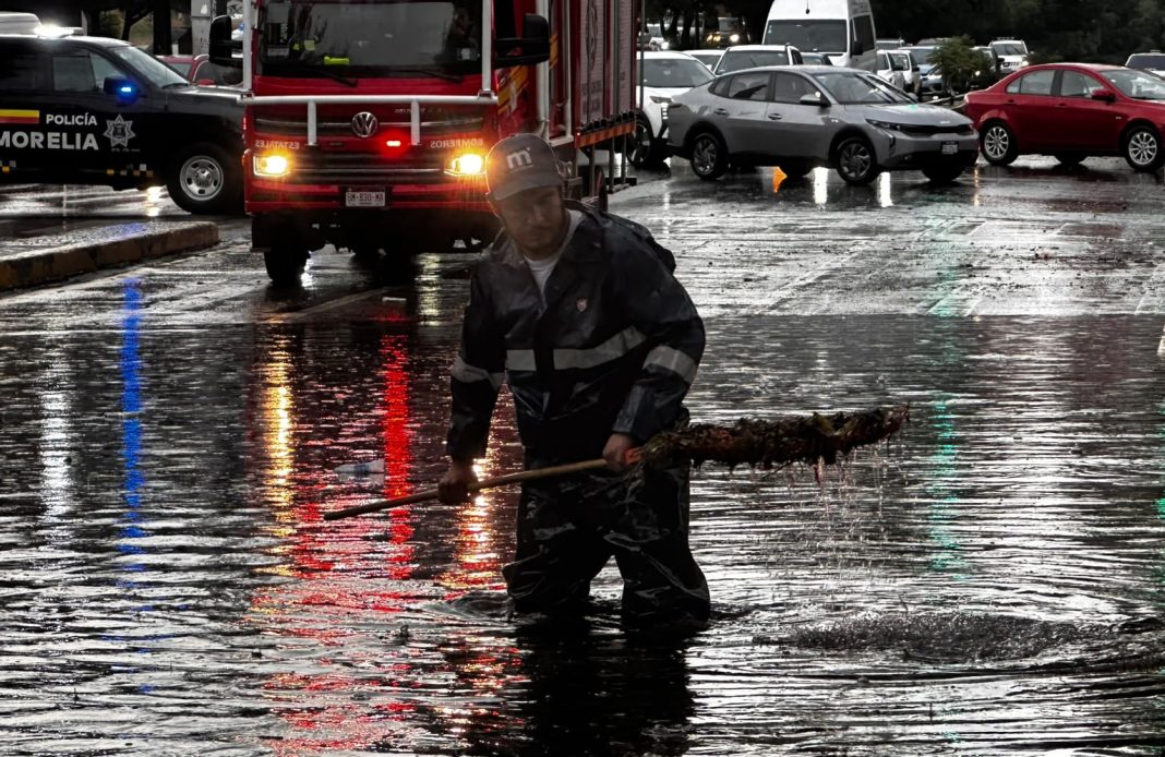 Atiende Gobierno de Morelia, contingencia provocada por lluvias
