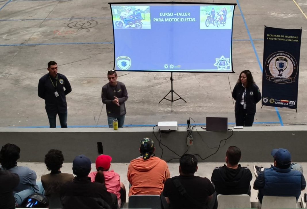Capacita Gobierno de Morelia a motociclistas en conducción segura