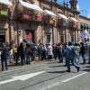 Organizaciones sociales del estado se manifiestan en Palacio de Gobierno