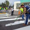 Liberan banquetas para uso de peatones