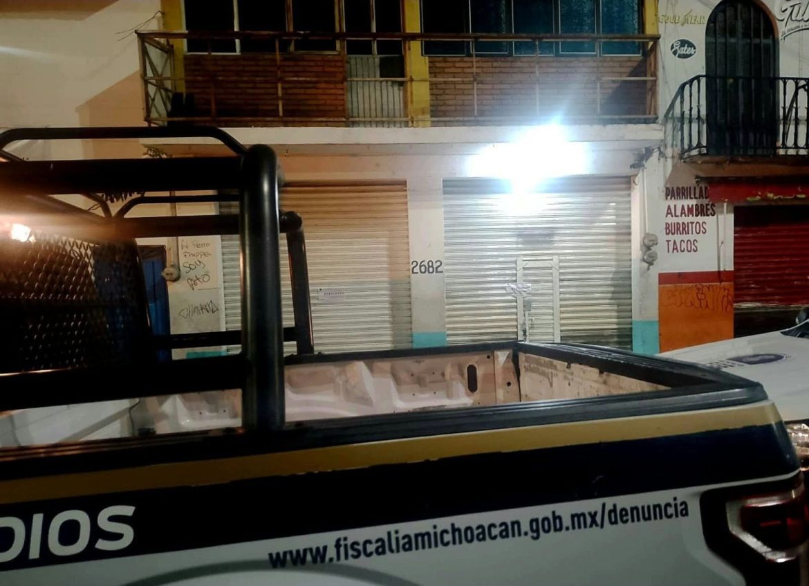 Balean a dos hombres en una cachimba de Morelia; uno muere