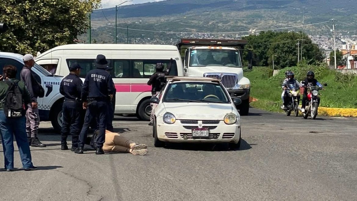 Peatona es atropellada en la avenida Río Grande de Morelia