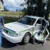 Choque entre taxi y auto particular deja tres heridos en la carretera Morelia-Pátzcuaro