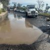 Ayuntamiento realiza labores de limpieza y retiro de agua acumulada en Periférico y avenida Madero Poniente