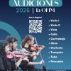 Invita SeCultura a convocatoria de Orquesta Filarmónica Juvenil de Morelia