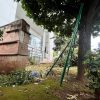 Caída de andamio deja tres obreros lesionados afuera de un Banco Santander en Morelia