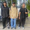 Agrupamiento Equino detiene a tres jóvenes en posesión de marihuana y réplica de pistola, en Morelia