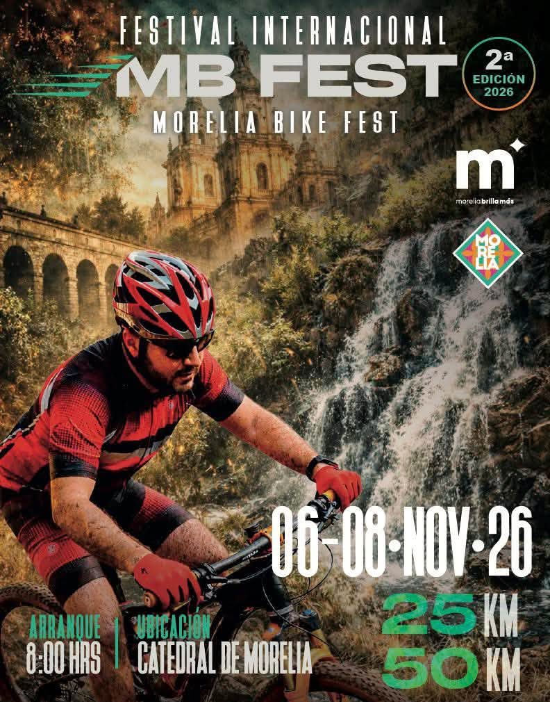 Llega la segunda edición del Morelia Bike Fest 2026