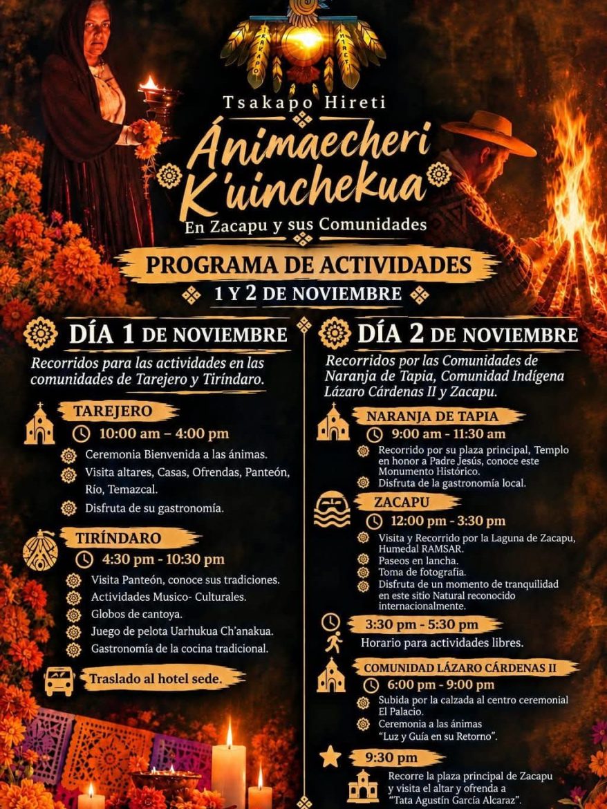 Zacapu invita a descubrir sus tradiciones ancestrales durante la Noche de Muertos