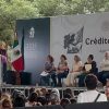 Entrega Claudia Sheinbaum 551 créditos a mujeres emprendedoras en pequeño en Apatzingán