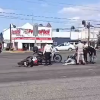 Motociclista queda lesionado tras choque contra auto en el Libramiento Sur de Morelia