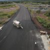 Supervisan tramo del segundo anillo periférico que conectará las salidas a Quiroga y Pátzcuaro