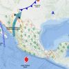 El huracán Vance se localiza al sur de Michoacán