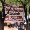 Entre desplazados, violencia, miedo y un Apatzingán «hundido», pobladores piden auxilio a Claudia Sheinbaum