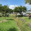 Trabajan en el cuidado de áreas verdes y espacios públicos